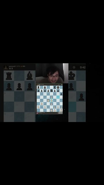 He got dizzy in his own gambit #shorts #chessshorts #chess