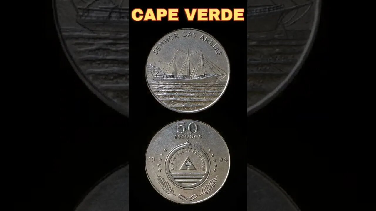 Cape verde 50 escudos 1994.#shorts #coinnotesz