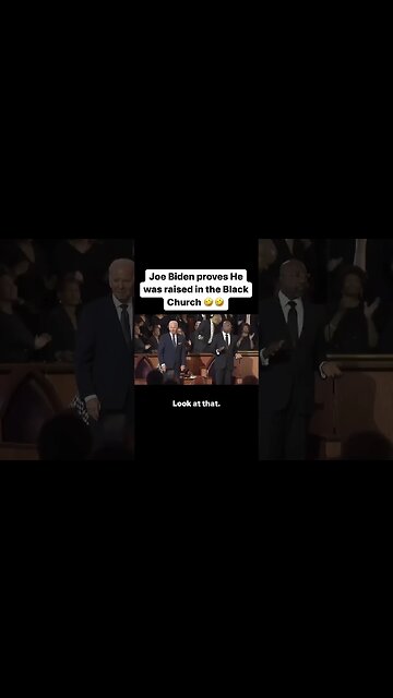 Joe Biden proves he was Raised in the Black Church 🤣🤣 #shorts