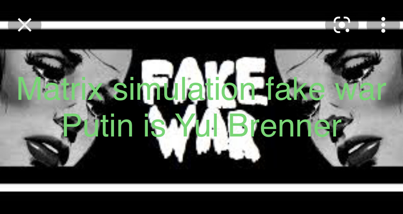 Putin is replicant of actor Yul Brenner/ Tucker Carlson is Trudeau! Cyborg replicants! 🤖