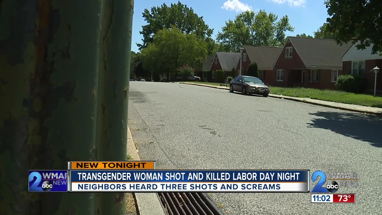 Transgender woman shot, killed Labor Day night