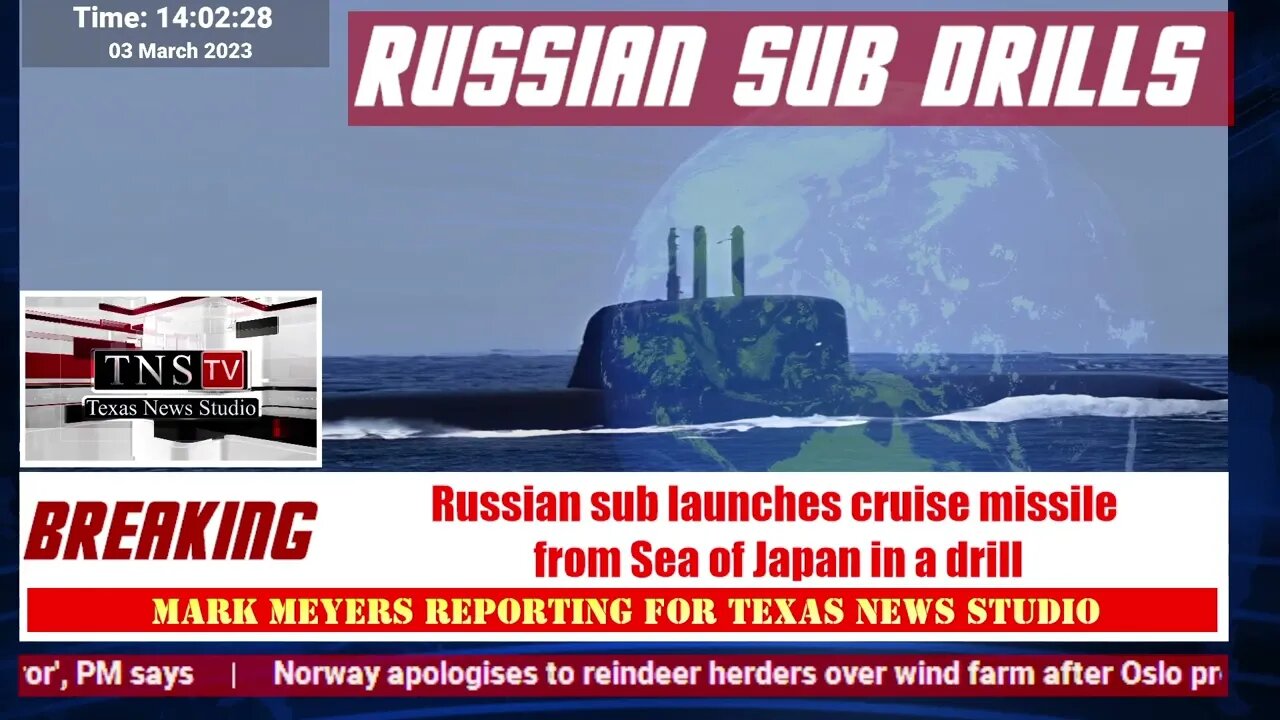 Russian sub launches cruise missile from Sea of Japan in a drill