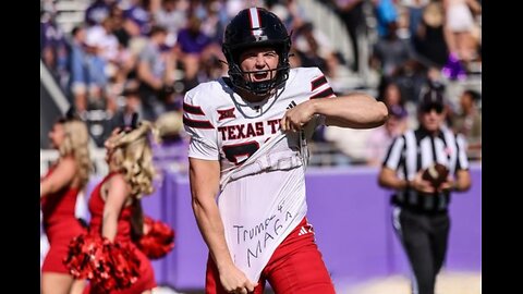 Texas Tech Kicker Flashes “Trump ‘24 MAGA” After Scoring Touchdown