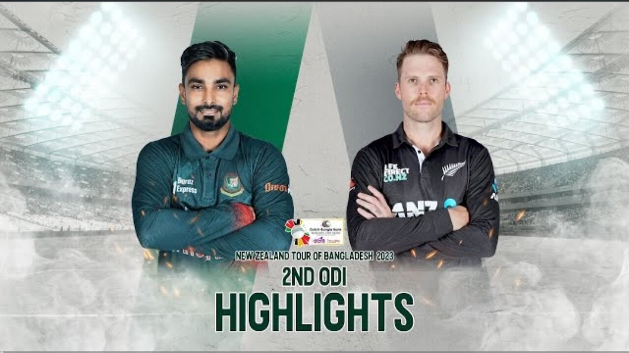 Bangladesh vs New Zealand Highlights __ 2nd ODI __ New Zealand tour of Bangladesh 2023 #rumble