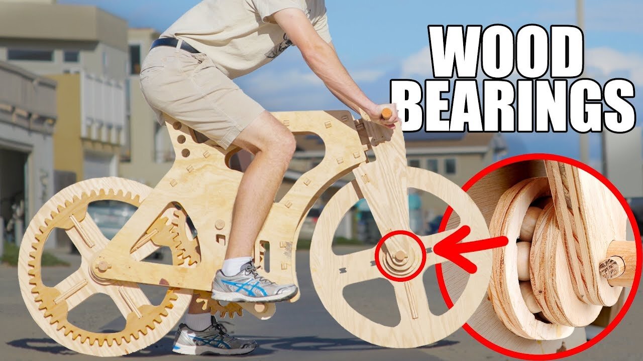 Wooden Bike ...Name of his bike is woody passion.