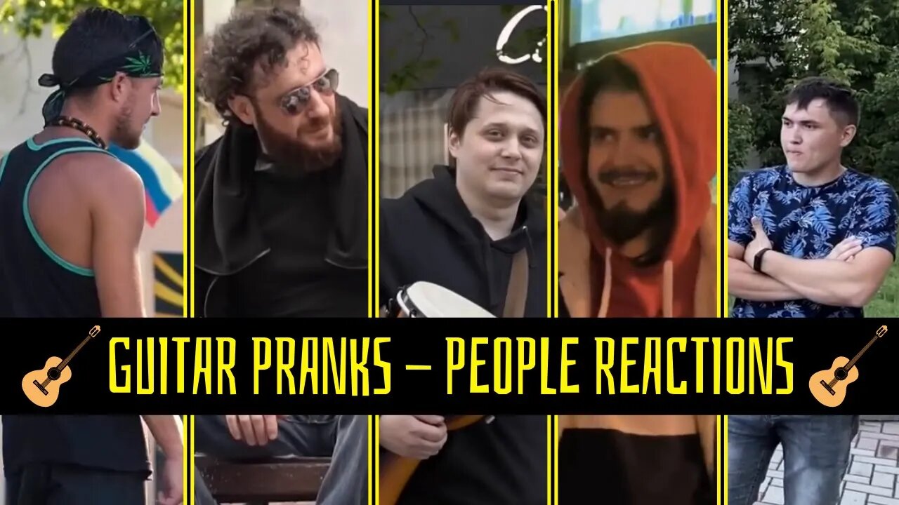 Guitar Prank Compilation - People Reactions #7