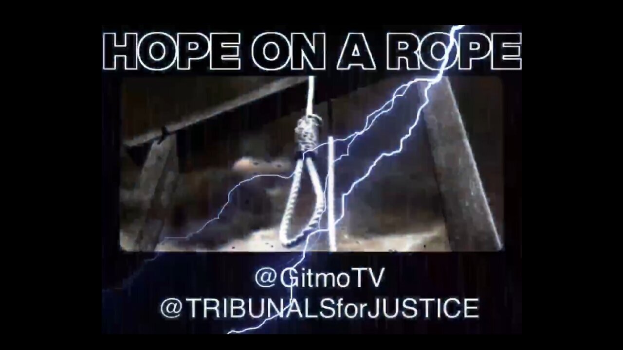 HOPE ON A ROPE - let the hangings begin