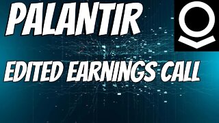 Palantir Stock Earnings Call Q3 2022