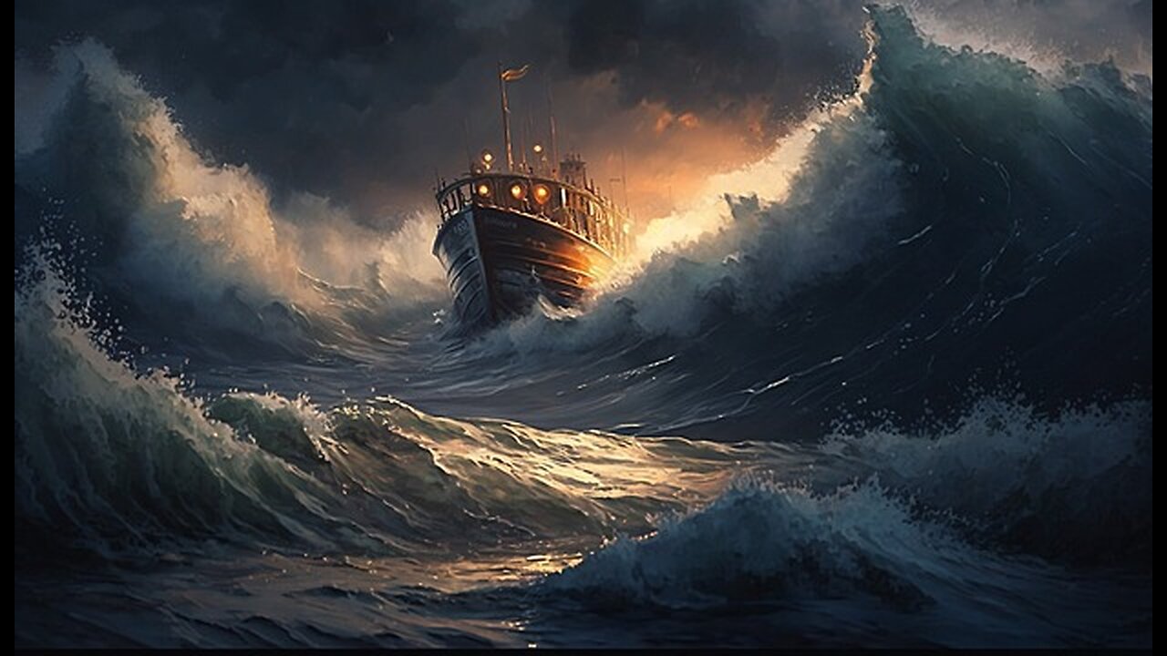 Ships in Storms | 10+ TERRIFYING MONSTER WAVES, Hurricanes & Thunderstorms at Sea