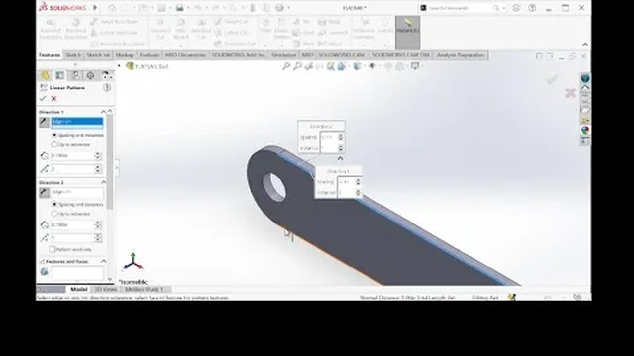 SOLIDWORKS 2022 TUTORIAL 1-2 FLAT BAR PART