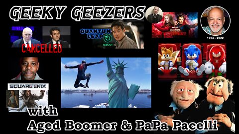 Geeky Geezers - Quantum Leap returns, Frank Langella cancelled, Square sells Tomb Raider