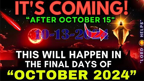 "SOMETHING BIZZARE WILL HAPPEN IN COMING DAYS"! Prophetic Word Today! -10/13/24