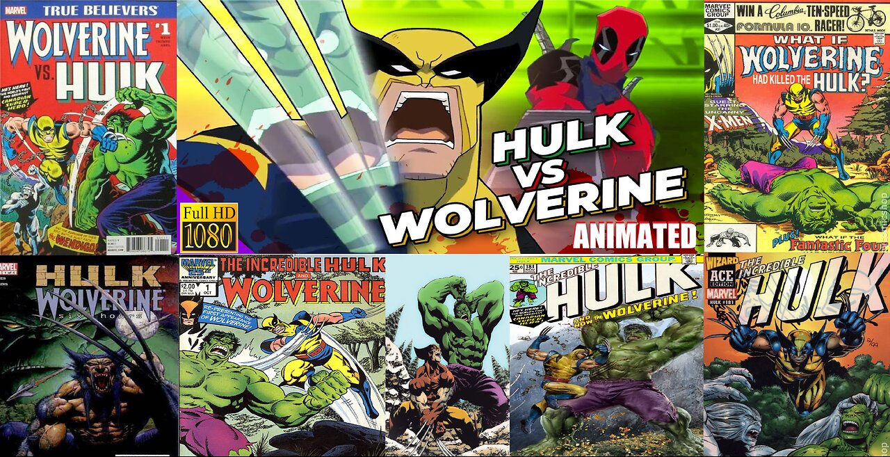 Hulk Vs. Wolverine (animated short film) in HD