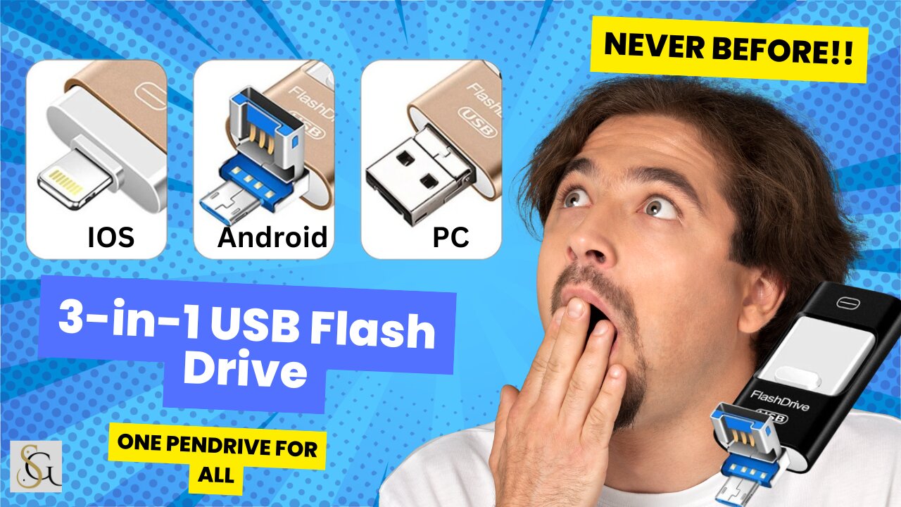 How to Expand Your Storage Effortlessly with the 3 in 1 USB Flash Drive – Perfect for All Devices!