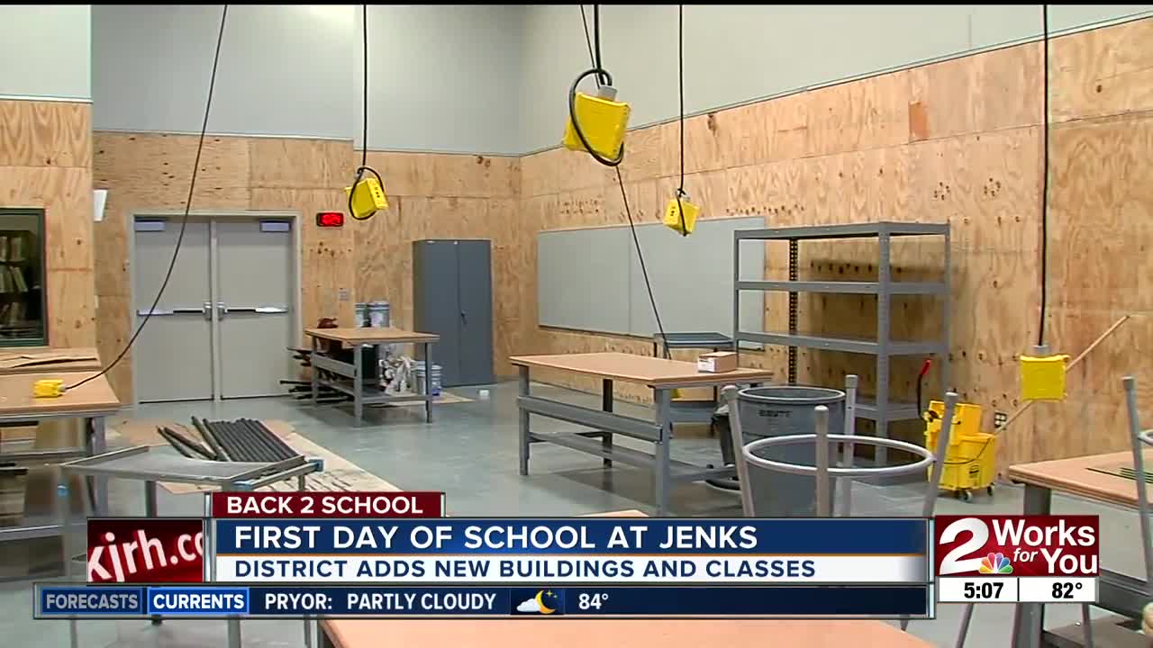 New metal shop, wood shop at Jenks Middle School