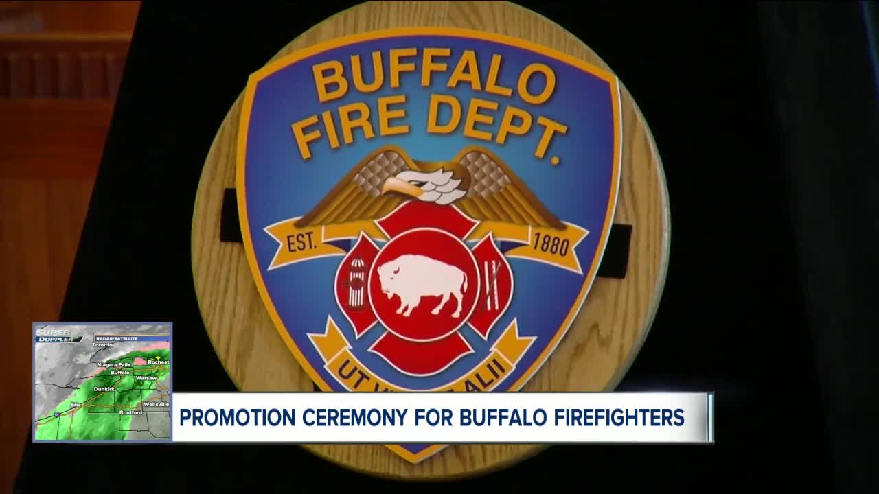 Buffalo firefighters promoted at ceremony