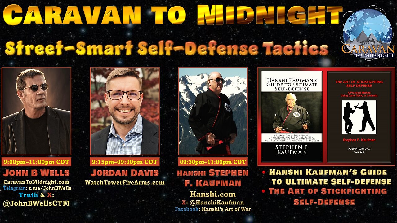 Street-Smart Self-Defense Tactics - John B Wells LIVE