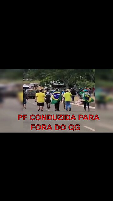 URGENTE! Agentes da PF são retirados de acampamento de manifestantes pela Polícia do Exército