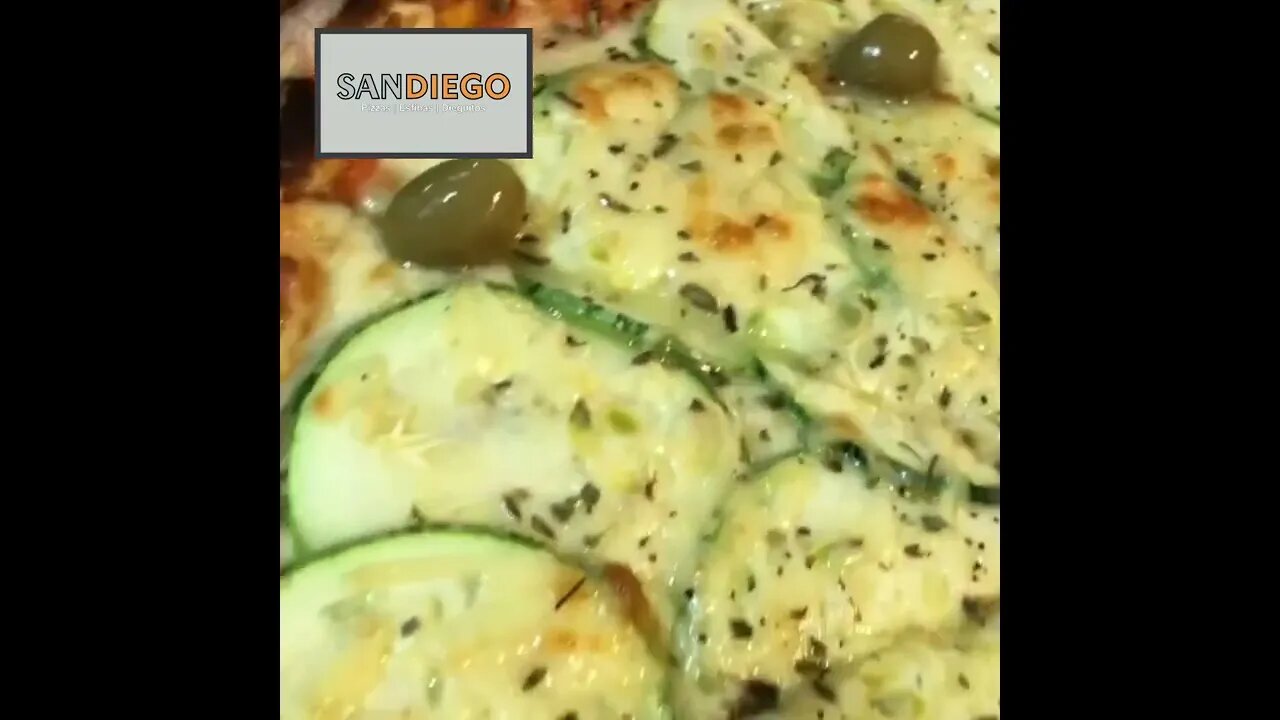 Conteúdo para Redes sociais da San Diego Pizzaria.