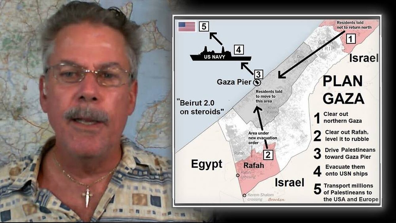 Israeli Plan To Force All Gazan Survivors Onto US Ships Exposed