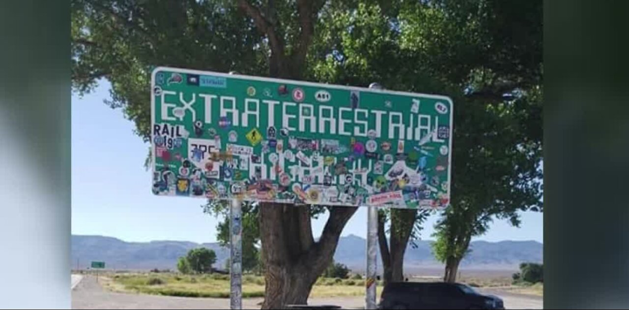 Extraterrestrial Highway sign removed