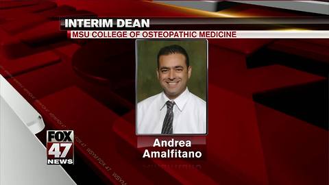 MSU names interim dean for College of Osteopathic Medicine