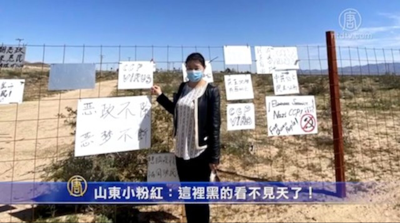 无辜挨铁拳 山东小粉红:这里黑得看不见天了!