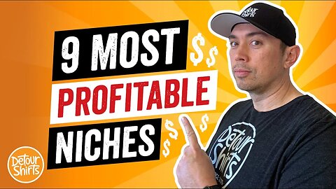 9 Most Profitable Niches on Amazon for T-Shirts. Create Designs on Print on Demand for Sales