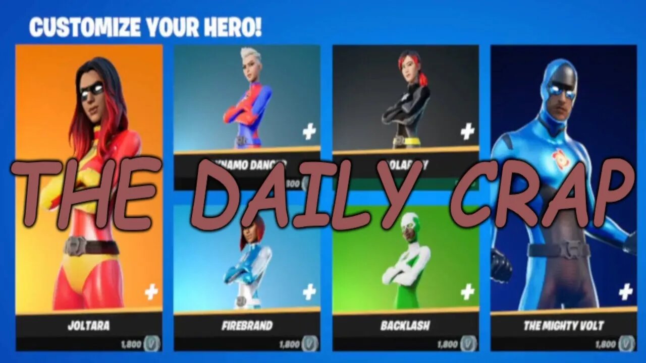 The Daily Crap in the Fortnite Store for 3/25/2023.