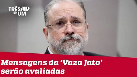 Augusto Aras afirma que conversas da Vaza Jato estão sob análise na PGR