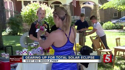 West End Middle Prep Sells T-Shirts For Eclipse