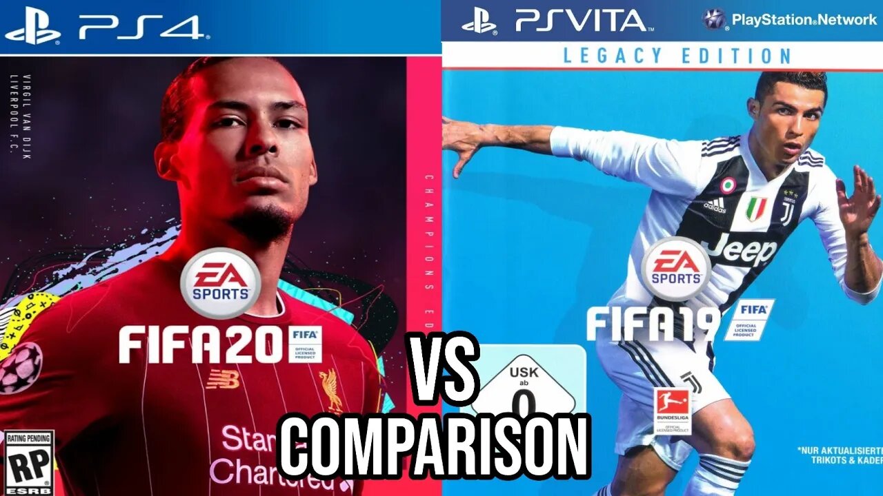 FIFA 20 PS4 VS FIFA 19 PS VITA