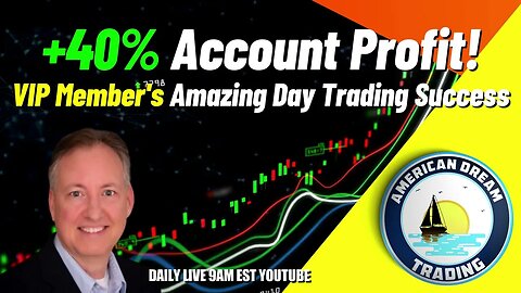 VIP Member's Path To +40% Account Profit - Day Trading Success In The Stock Market
