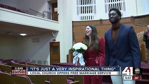 Unity Temple offers free marriage service on Valentine's Day