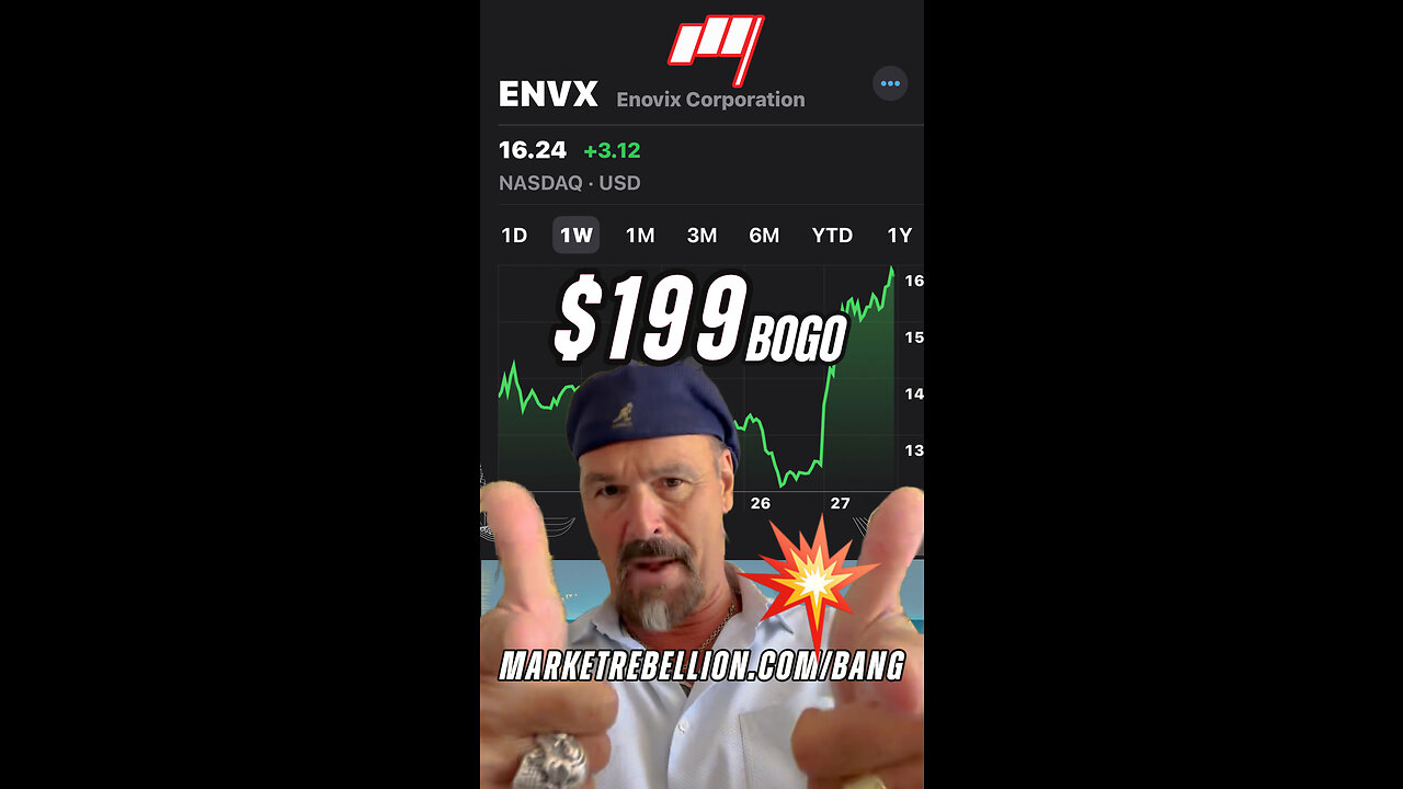 $ENVX calls hit on June 16th