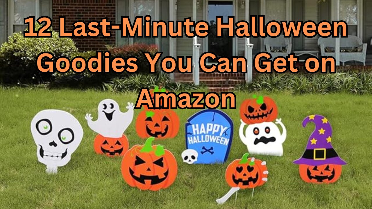 12 Last-Minute Halloween Goodies You Can Get on Amazon