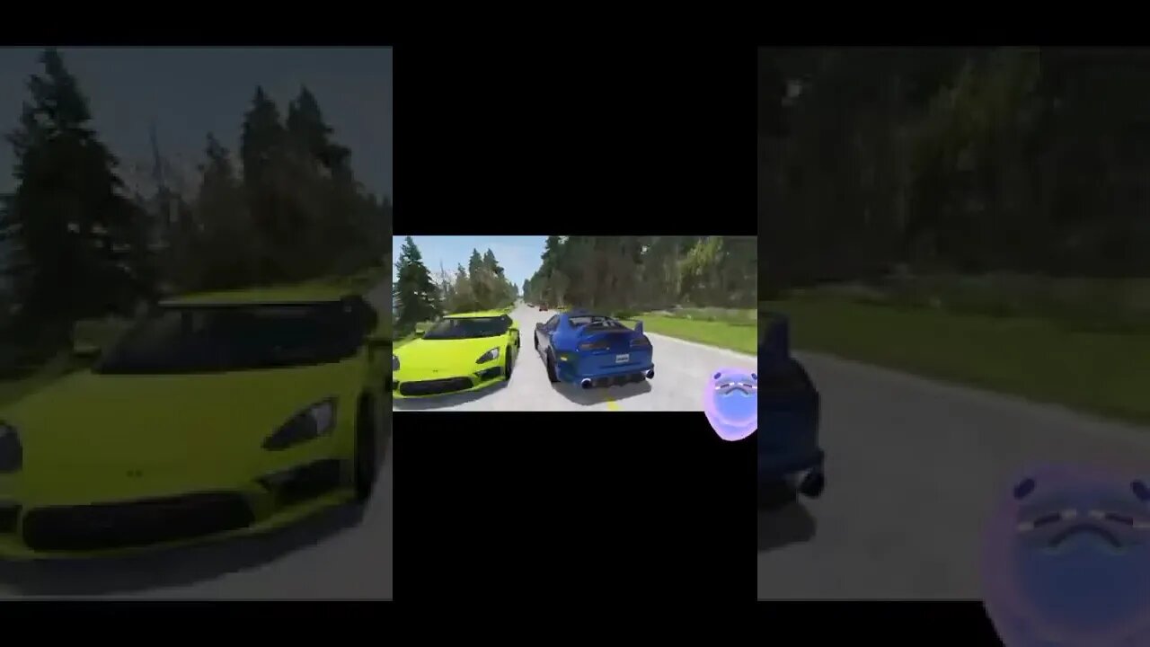 speed accident / BeamNG DRIVE