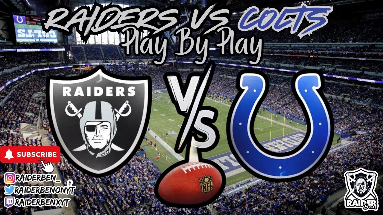 Raiders Vs Colts Play By Play