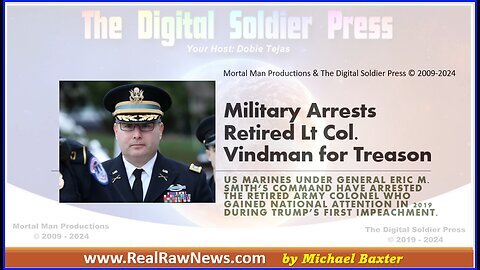 Military Arrested Retired Lt. Col. Alexander Vindman for Treason