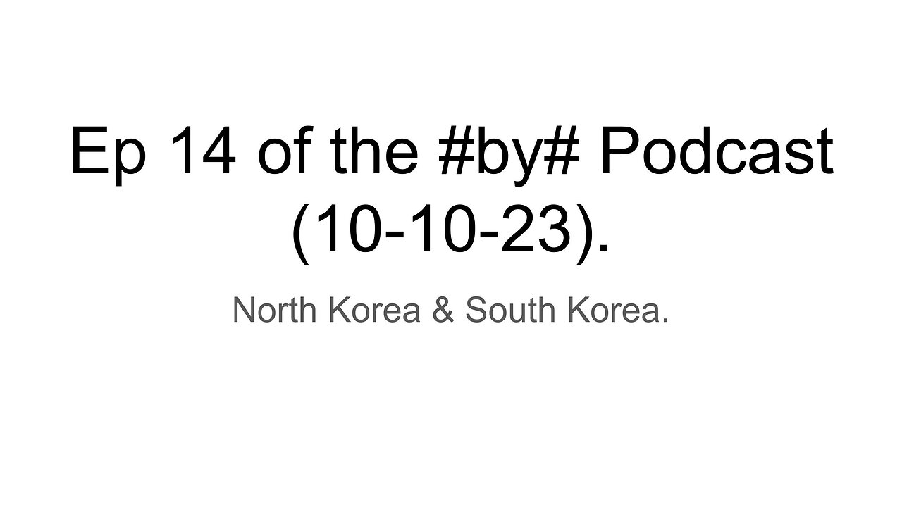 Ep 14 of the #by# Podcast (10-10-23).