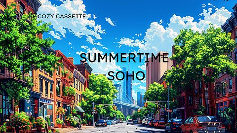 Summertime Soho | Lo-fi Jazz Hop | Study, Work, Relax |