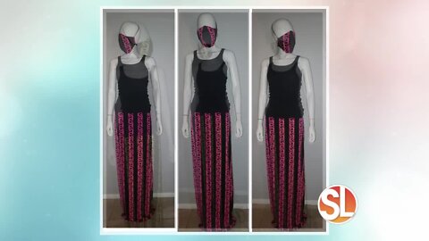 Charmsquad Designs shows how to be stylish and safe while wearing a face mask