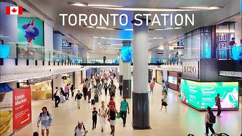 Toronto Canada Train Station and Underground Walk