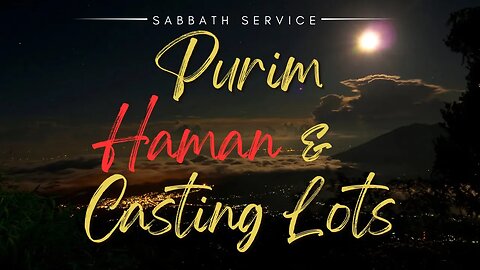 PURIM BREAKDOWN AND THE TWO GREAT LOTS!!!