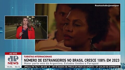 Número de turistas estrangeiros no Brasil cresce 108% em 2023