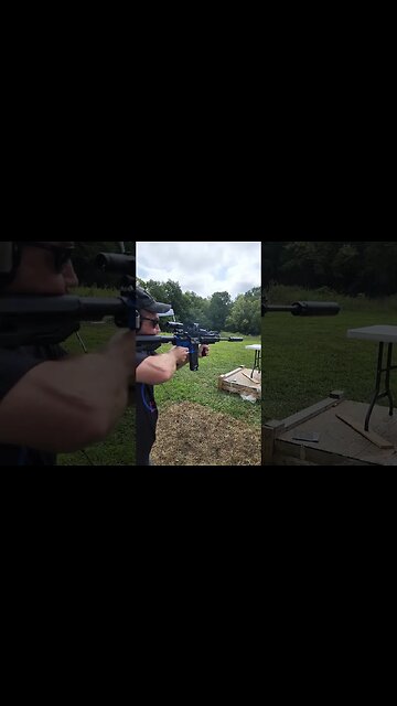 AR15 556 Silenced SloMo