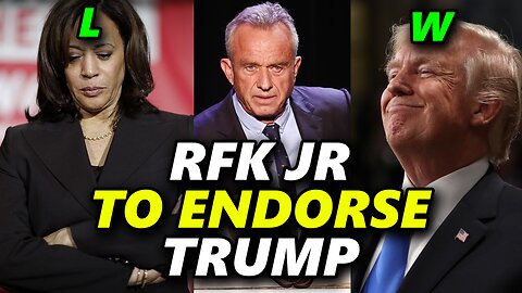 IT'S HAPPENING! RFK Jr. To Endorse Trump TONIGHT!