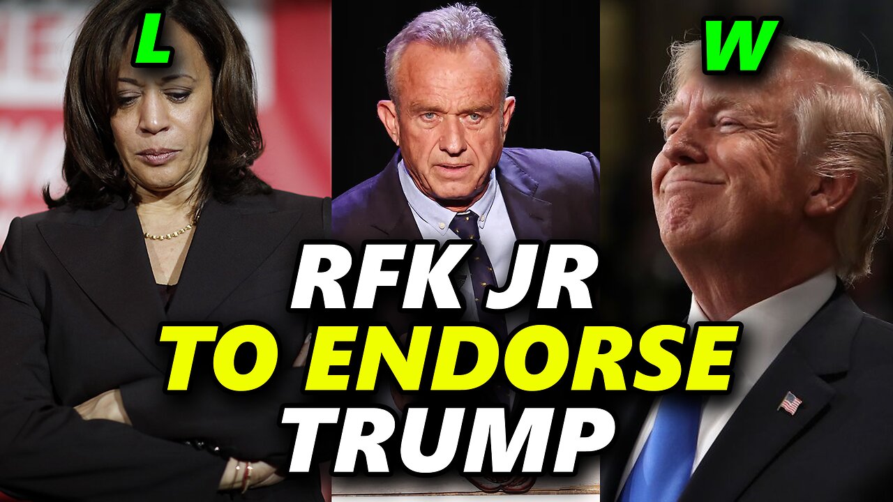 IT'S HAPPENING! RFK Jr. To Endorse Trump TONIGHT!