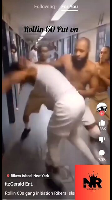 gang initation (rikers island)