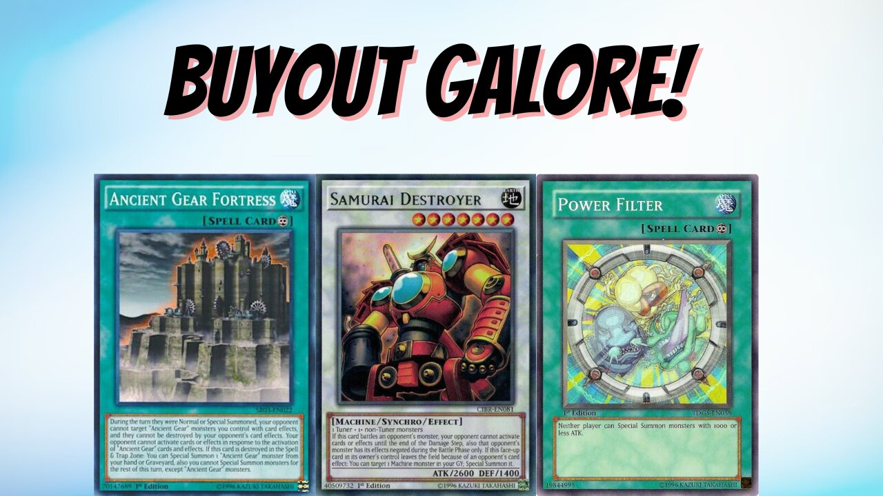 NAWCQ Buyouts and Ancient Gear Cards Rise In Price